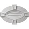 Ekena Millwork Horizontal Oval Gable Vent with Keystones, Functional, 29"W x 20"H x 1 3/4"P GVOV29X20F - alternate 1